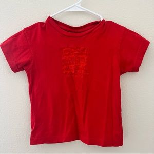 One Way Children Shirt Red Crop Top